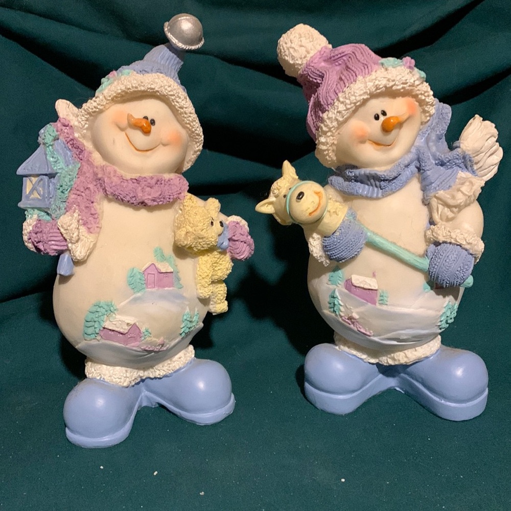 Snowman couple!